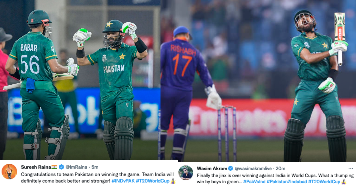 T20 World Cup 2021: Twitter Reacts As Pakistan Break World Cup Jinx; Thrash India By 10 Wickets