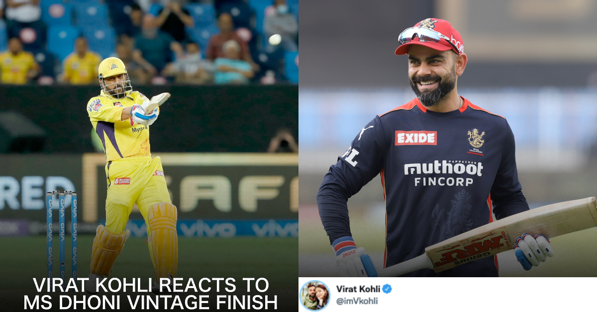 IPL 2021: "King Is Back" - Virat Kohli Reacts To MS Dhoni Vintage Chase vs DC In Qualifier 1