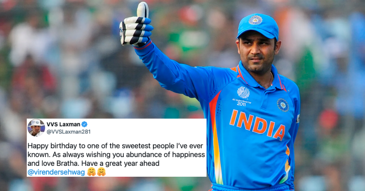 Cricketing Fraternity Pours Wishes As Virender Sehwag Celebrates His 43rd Birthday