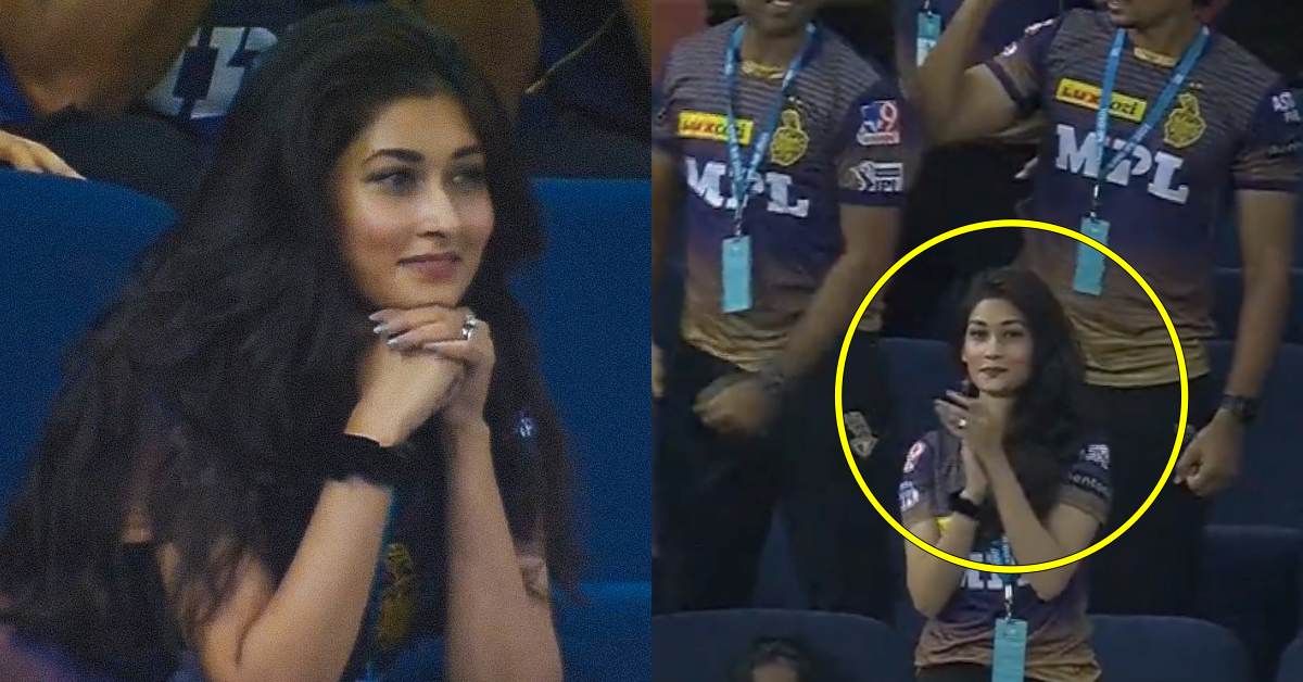 IPL 2021: Revealed - Who Is This Beautiful Woman Spotted Wearing KKR Jersey During SRH vs KKR Match In Dubai