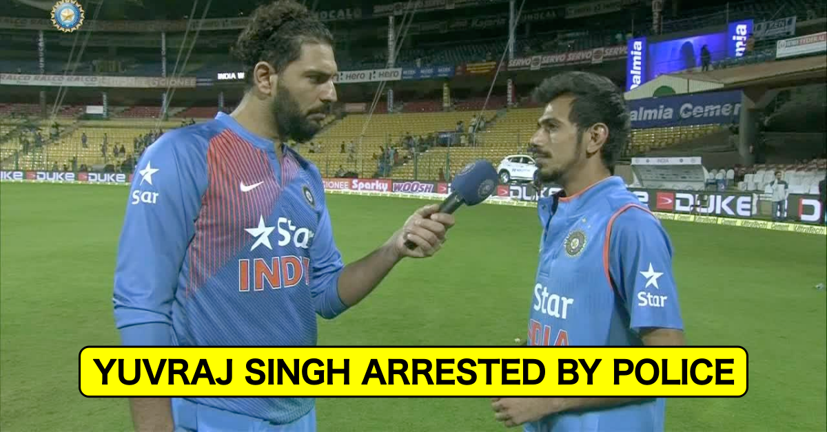 Breaking News: Yuvraj Singh Arrested For Casteist Remarks On Yuzvendra Chahal