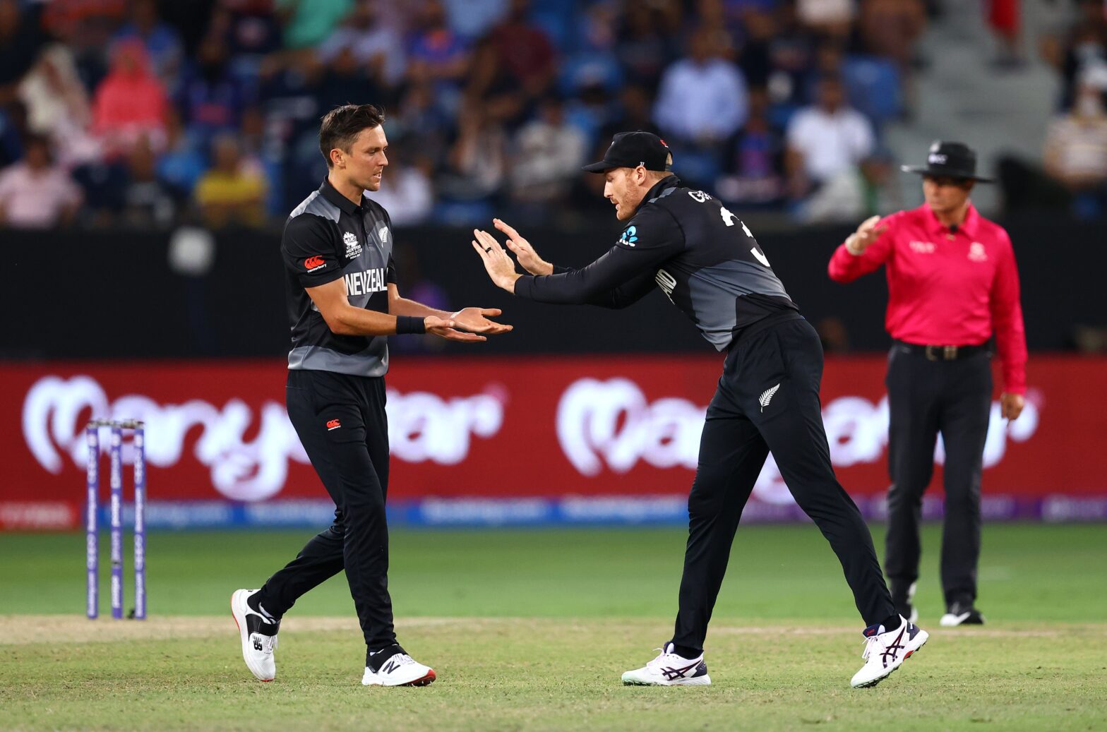 Trent Boult and Martin Guptill.