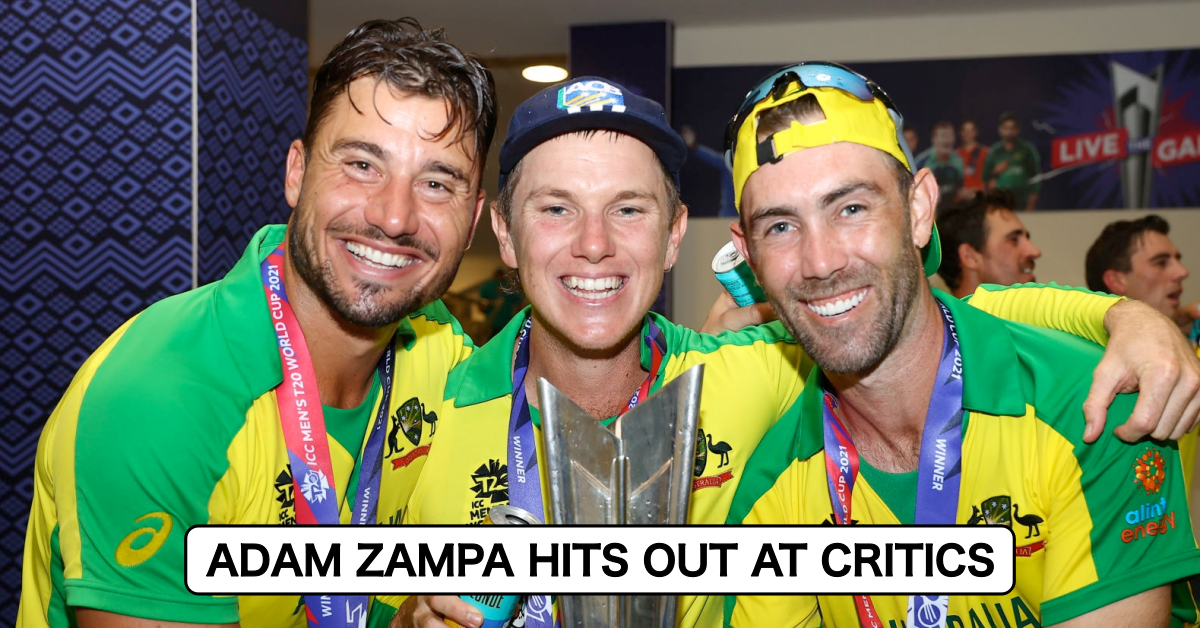 Adam Zampa Hits Out At Critics Who Wrote Australia Off After Winning T20 World Cup