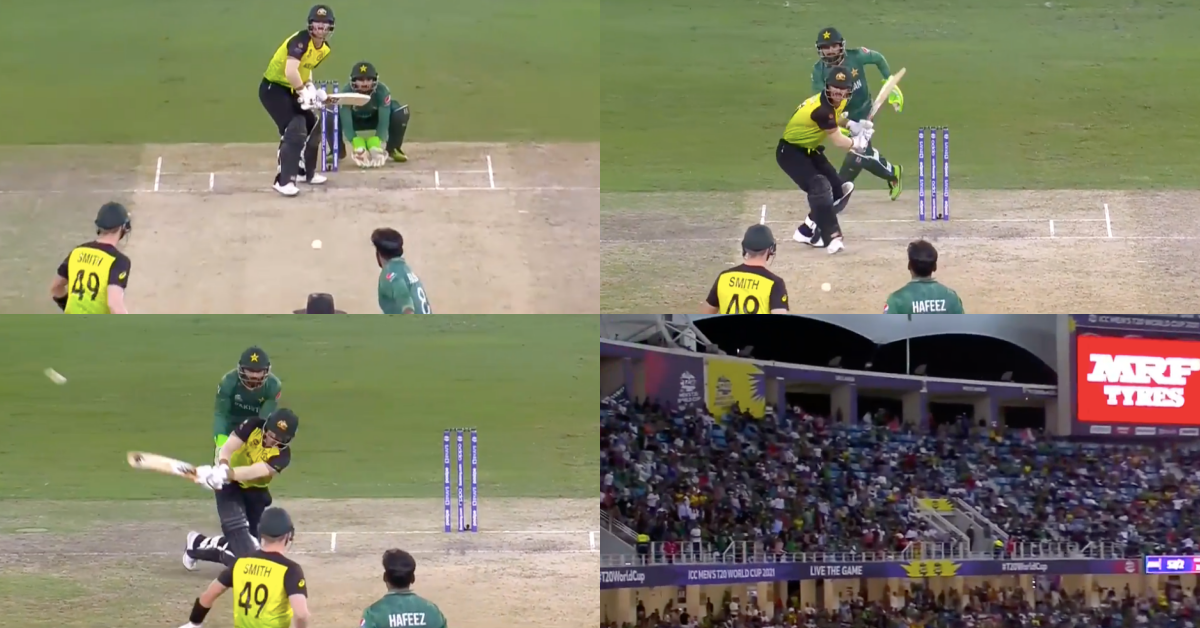 T20 World Cup 2021: Watch - David Warner Smashes Six To A Double Bounced Delivery From Mohammad Hafeez