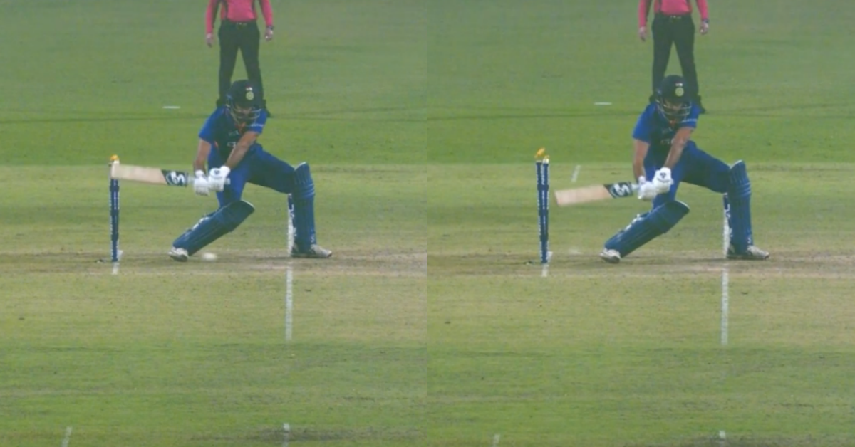 IND vs NZ 2021: Watch – Harshal Patel Becomes Second Indian After KL Rahul To Get Dismissed Through Hit Wicket In T20Is