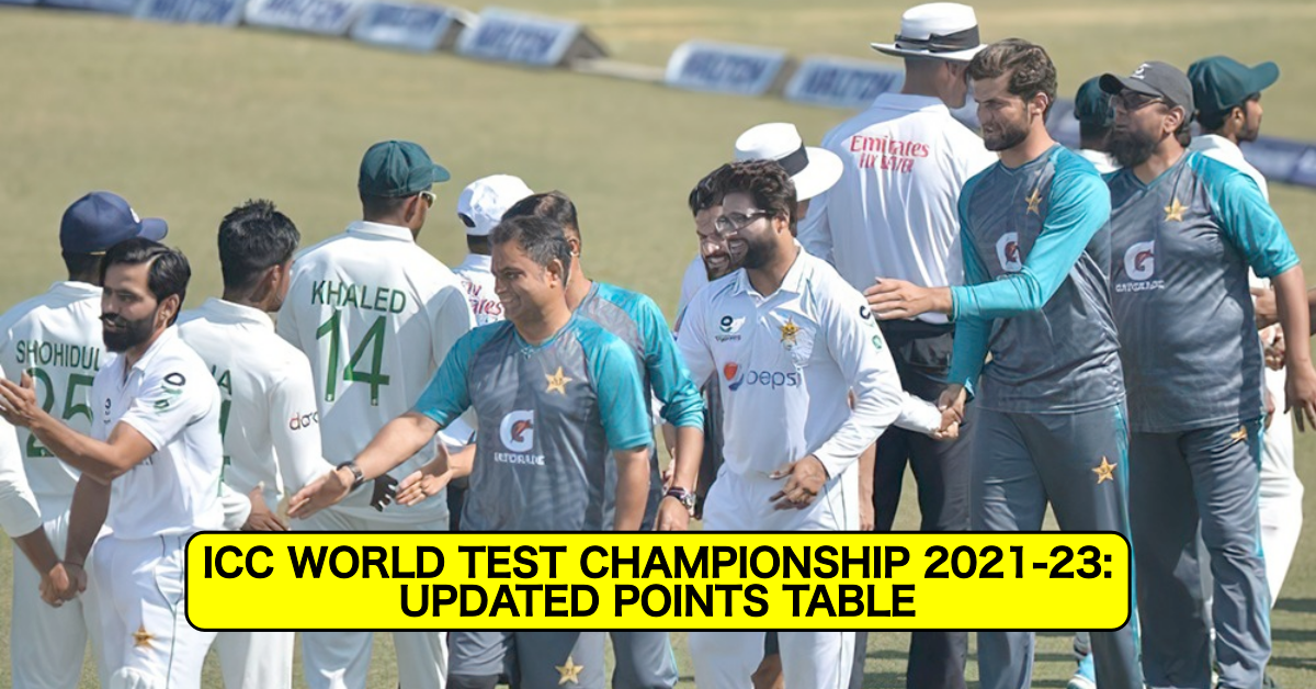 ICC World Test Championship 2021-23: Updated Points Table After 1st Test Between Bangladesh And Pakistan