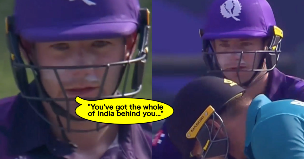 "Whole India's Behind You" Watch: Scotland WK Matthew Cross Caught In Stump Mic Motivating Chris Greaves