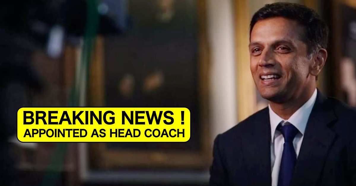 Breaking News: BCCI Appoints Rahul Dravid As Head Coach Of Indian Cricket Team