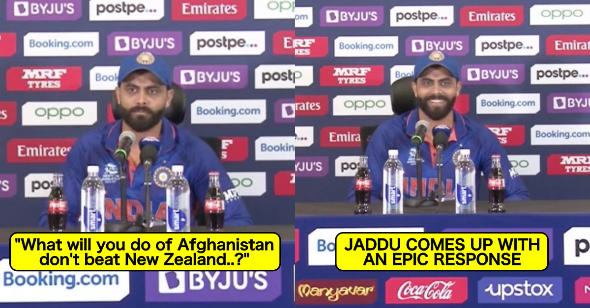 Watch: Ravindra Jadeja's Epic Response After Reporter Asks What He'll Do If Afghanistan Don't Beat New Zealand