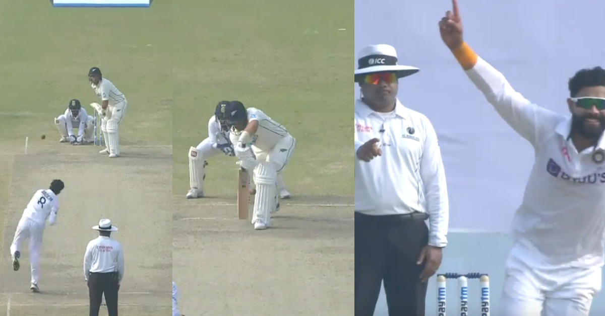 IND vs NZ 2021: Watch – Ravindra Jadeja Strikes At The Stroke Of Tea By Dismissing Ross Taylor