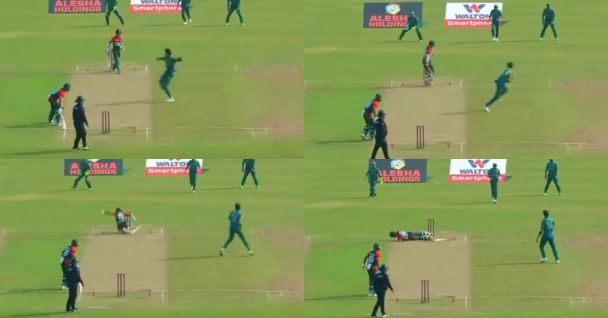 Watch – Shaheen Shah Afridi Takes Down Bangladesh Batsman Afif Hossain With A Throw