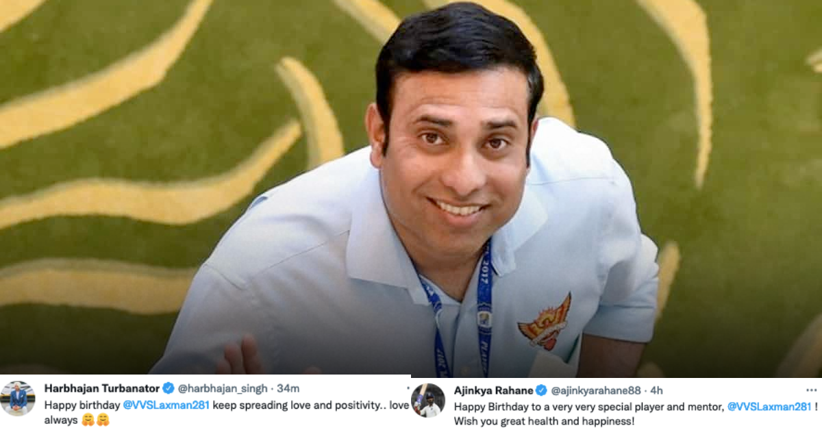 Cricketing Fraternity Pours Wishes As VVS Laxman Celebrates His 47th Birthday