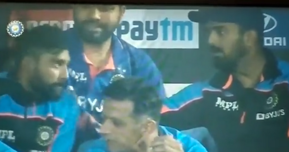 Watch- Rohit Sharma Slaps Mohammed Siraj In The Dugout, Video Goes Viral