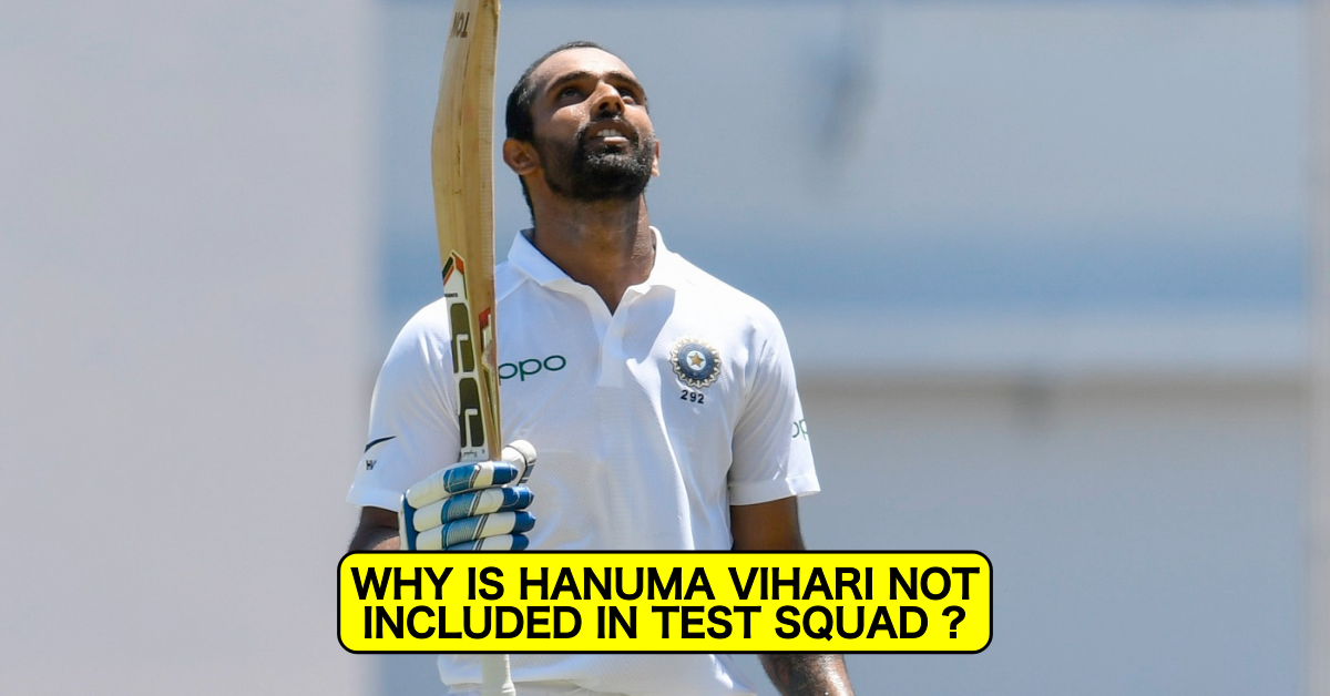 Revealed: Why Hanuma Vihari Is Not Included In India's Squad For New Zealand Tests