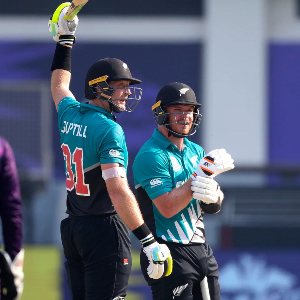 Martin Guptill and Glenn Phillips. Photo- AP