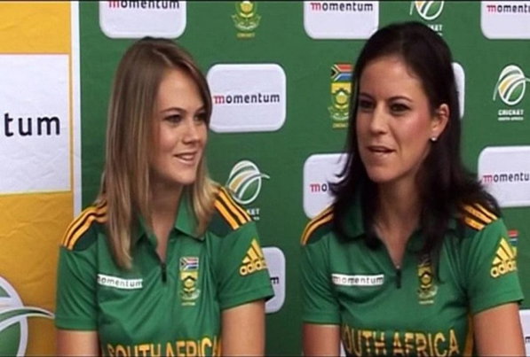 Dane van Niekerk and Marizzane Kapp