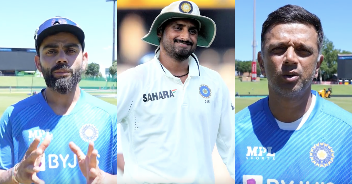 Watch: Rahul Dravid And Virat Kohli Wish Harbhajan Singh On A Phenomenal India Career