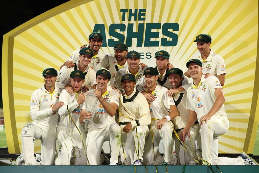 Australia team with Ashes 2021-22. PHoto- Getty, Ian Healy
