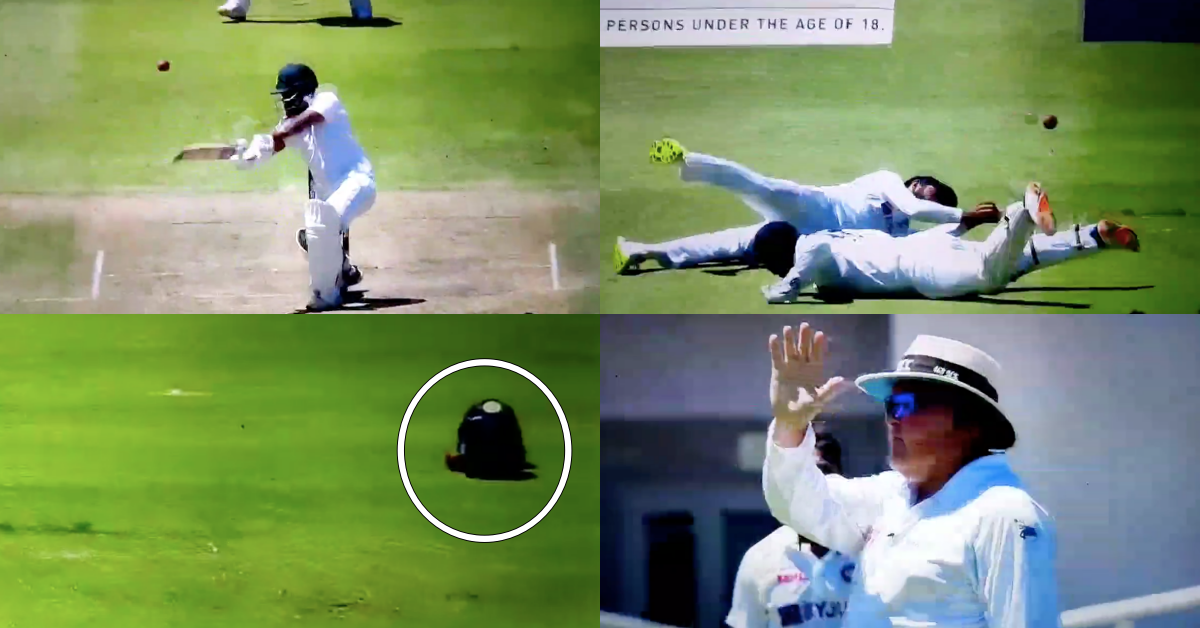 IND vs SA: Watch - Cheteshwar Pujara's Drop Costs Team India 5 Penalty Runs After Ball Hits Helmet