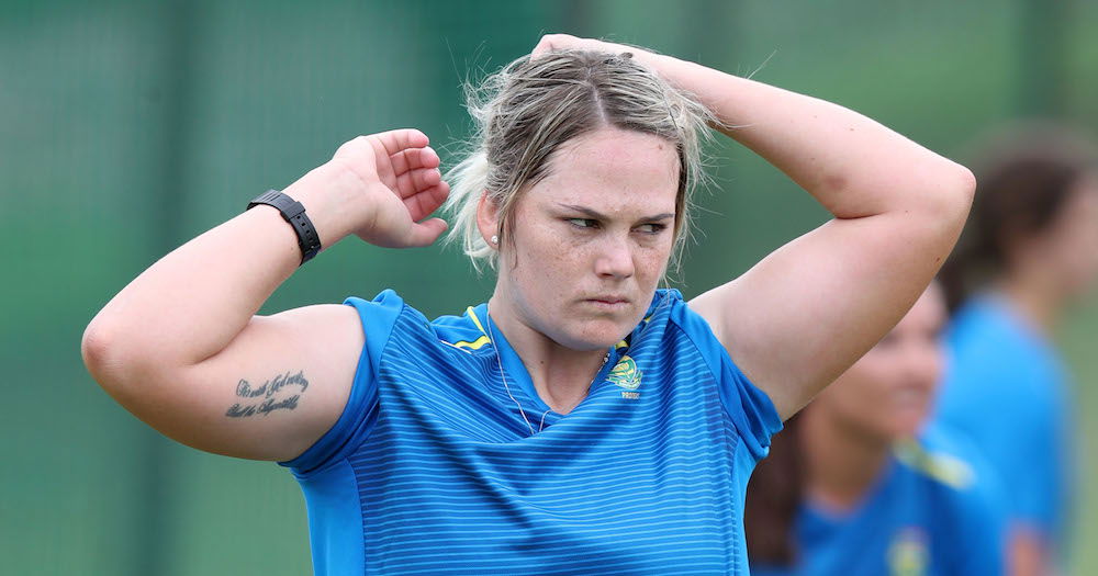 Dane Van Niekerk of South Africa during Womens Training at the Groenkloof Cricket Grounds, Pretoria. Photo-Muzi Ntombela/BackpagePix