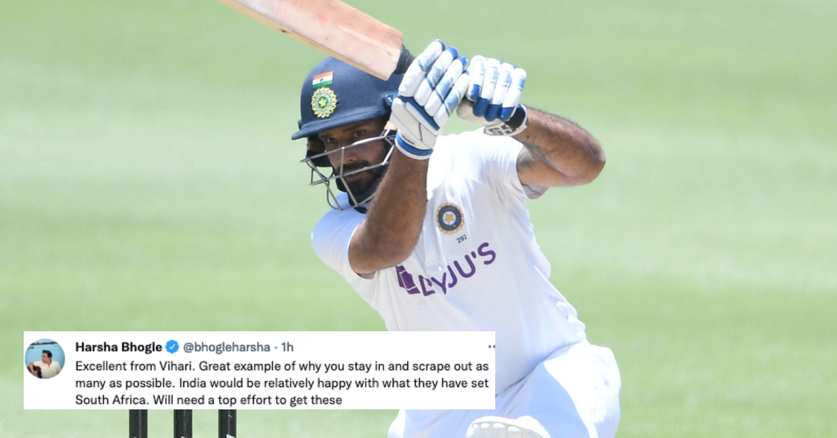 Hanuma Vihari’s Fighting Knock Gets Praised On Twitter As India Sets 240-Run Target