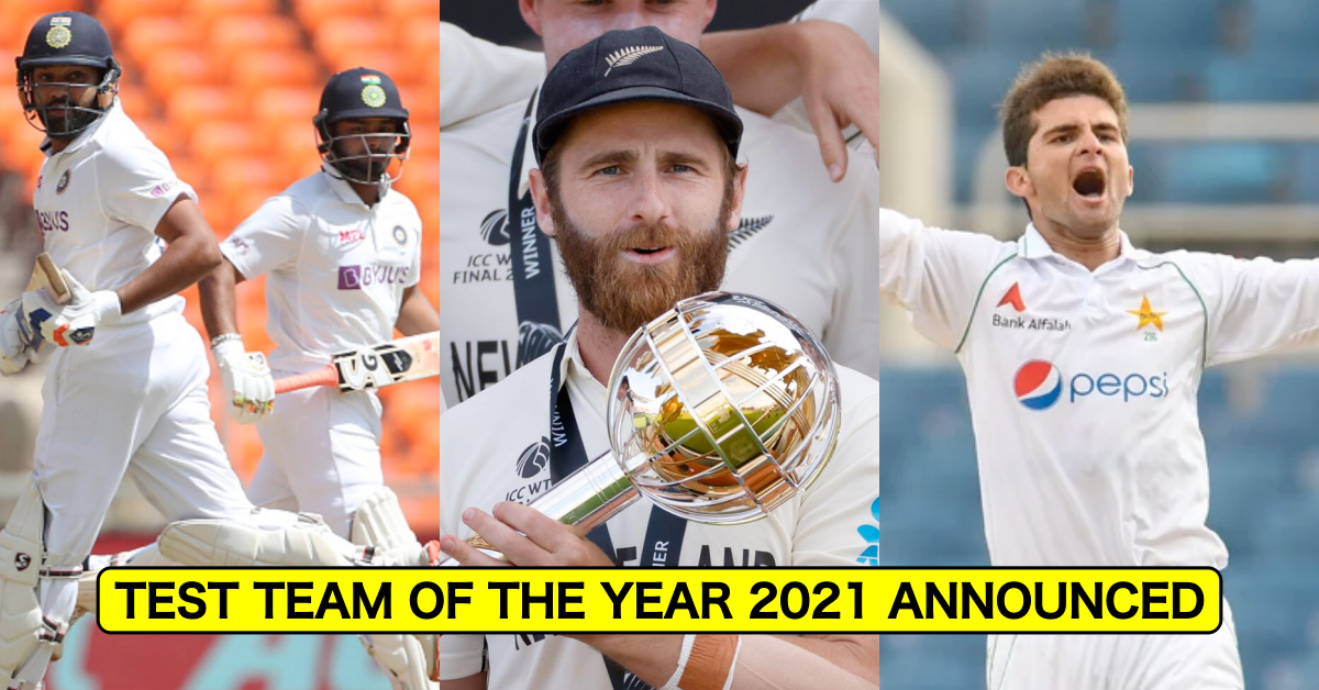 3 Indians Included, Kane Williamson Named Captain As ICC Announces Test Team Of The Year 2021