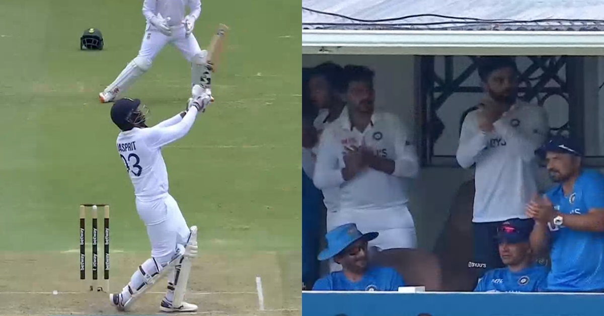 Watch: Indian Team Gives Jasprit Bumrah A Standing Ovation After He Smacks Kagiso Rabada For A Six