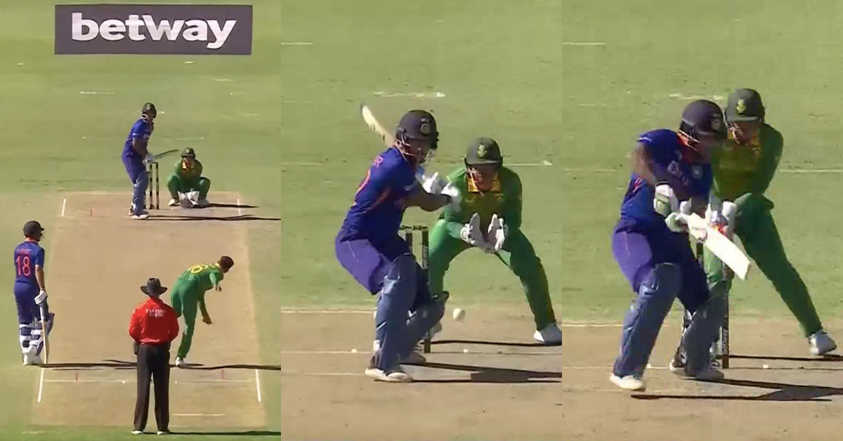 IND vs SA: Watch - Keshav Maharaj Castles Shikhar Dhawan In The 1st ODI