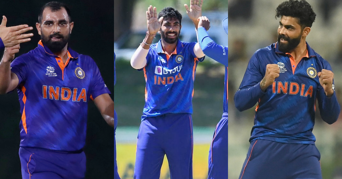 Mohammed Shami, Jasprit Bumrah, Ravindra Jadeja