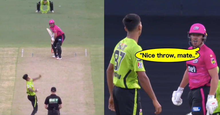 BBL 2021-22: "Nice Throw, Mate" - Moises Henriques Accuses Mohammad Hasnain Of 'Chucking'