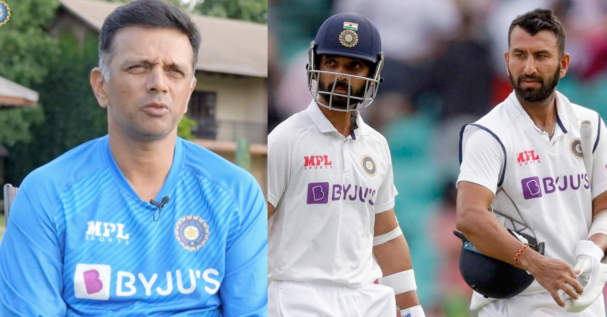 Rahul Dravid, Ajinkya Rahane, Cheteshwar Pujara