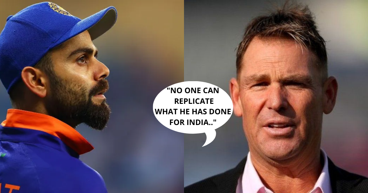 Shane Warne Virat Kohli