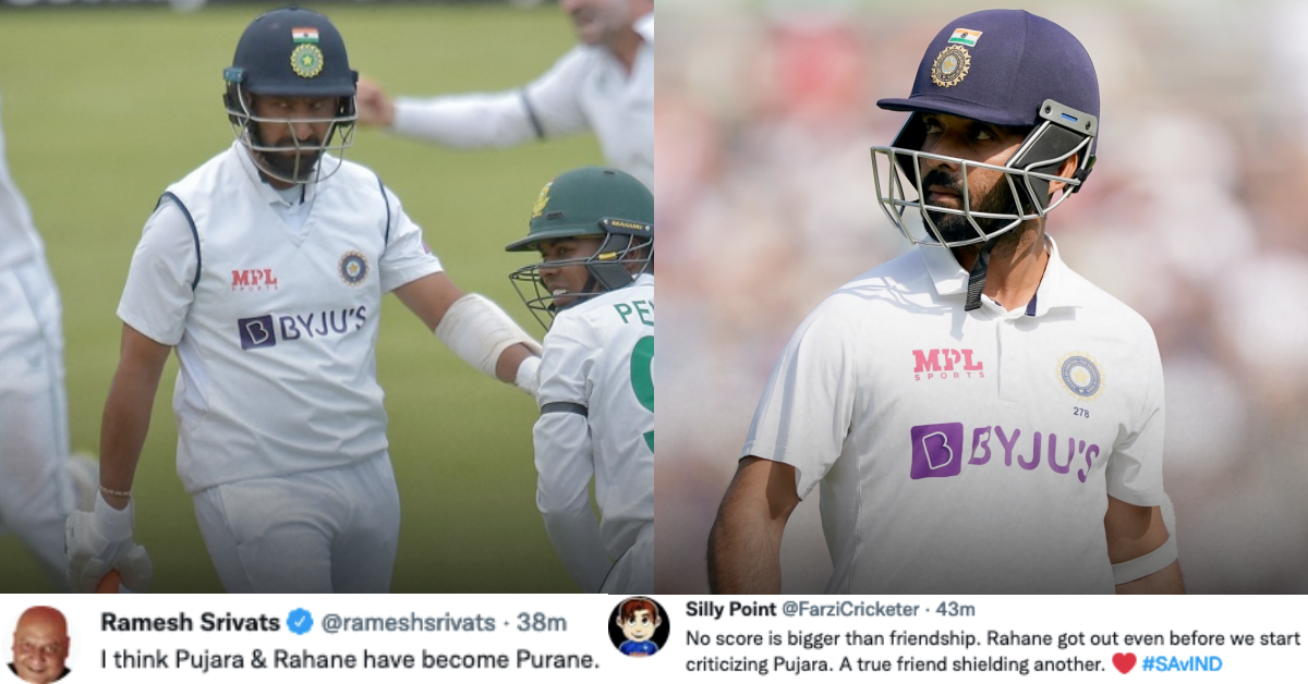 IND vs SA: Twitter Bemoans As Cheteshwar Pujara And Ajinkya Rahane's Poor Form Continues