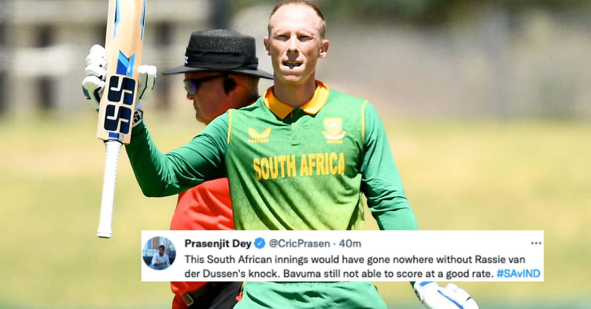 IND vs SA: Twitter Reacts To Rassie Van der Dussen's Century In First ODI vs India