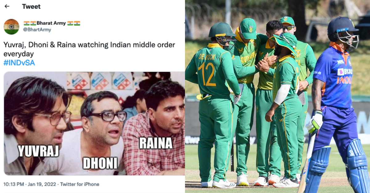 IND vs SA: Twitter Reacts As South Africa Beat India By 31 Runs In The First ODI And Take A 1-0 Lead