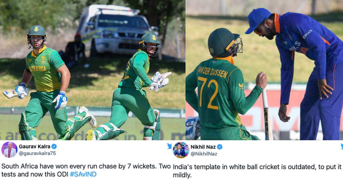 IND vs SA: Twitter Reacts As South Africa Secure ODI Series With Victory In Second ODI vs India