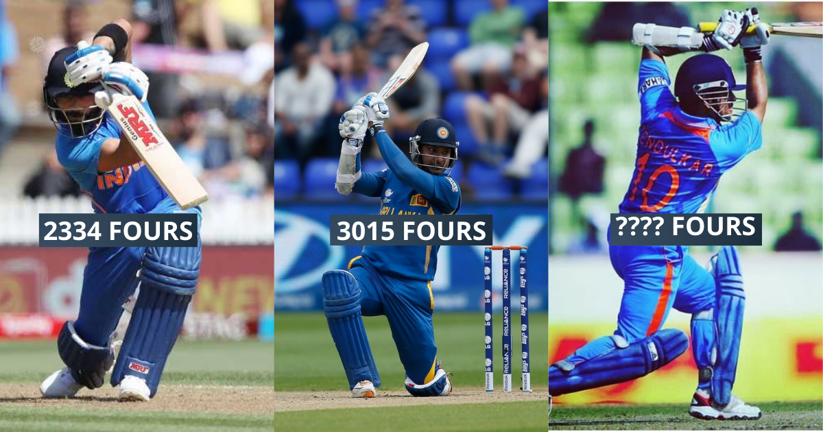 Top 10 Batsmen With The Most Fours In International Cricket