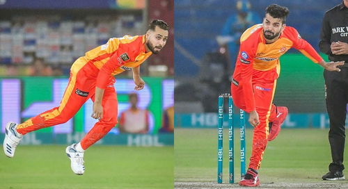 Shadab Khan and Faheem Ashraf