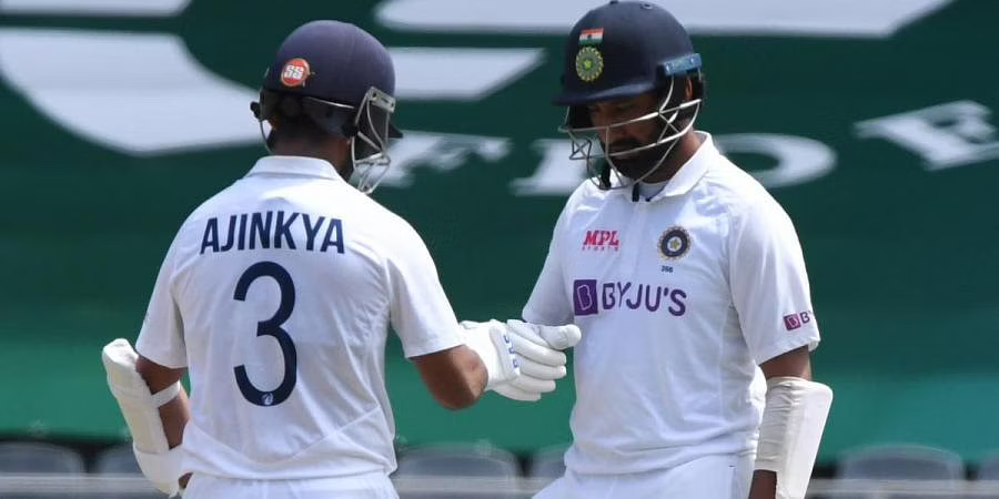 Cheteshwar Pujara and Ajinkya Rahane. Photo- Getty