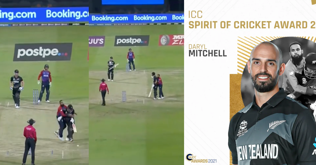 New Zealand All-Rounder Daryl Mitchell Wins ICC Spirit Of Cricket Award 2021