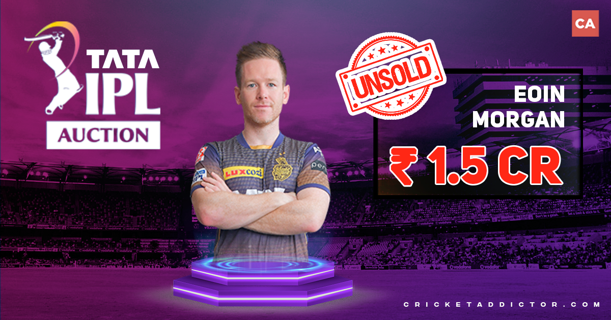 Eoin Morgan Goes Unsold In IPL 2022 Mega Auction