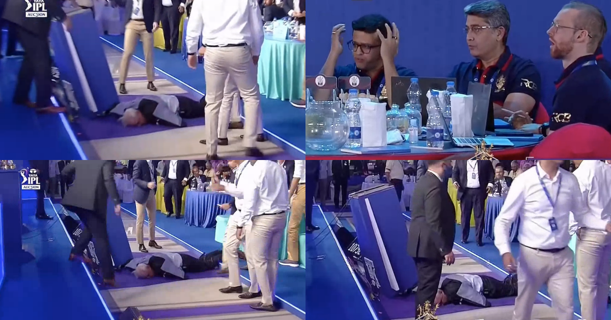 IPL 2022: Watch - Auction Held Up After Auctioneer Hugh Edmeades Collapses On Stage