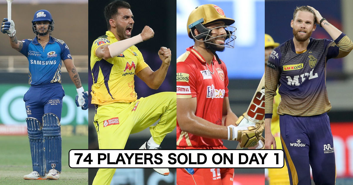 IPL 2022 Auction: List Of All Players Who Were Sold On Day 1