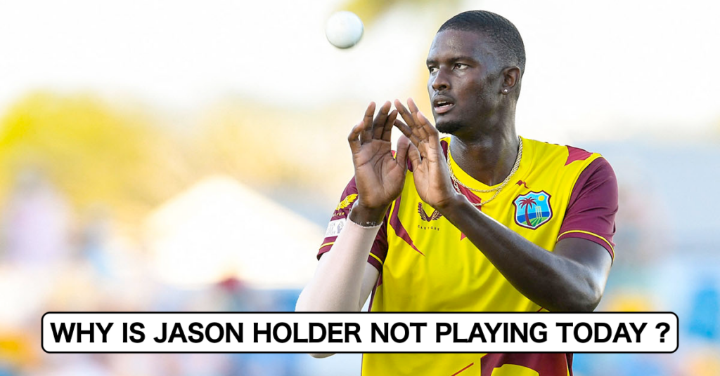 Revealed: Why Jason Holder Isn't Included In West Indies' Playing XI In 1st T20I vs India