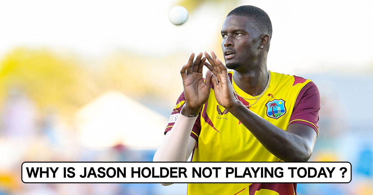 Revealed: Why Jason Holder Isn't Included In West Indies' Playing XI In 1st T20I vs India