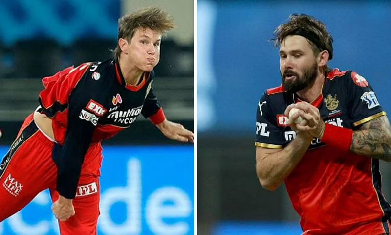 Kane Richardson and Adam Zampa for RCB. Photo- IPL