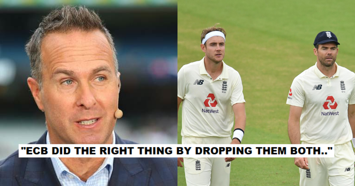 Michael Vaughan, James Anderson, Stuart Broad