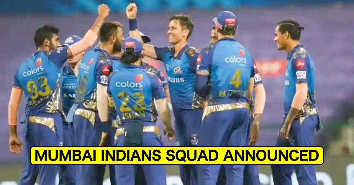 Mumbai Indians (MI) Full Squad After IPL Auction 2022