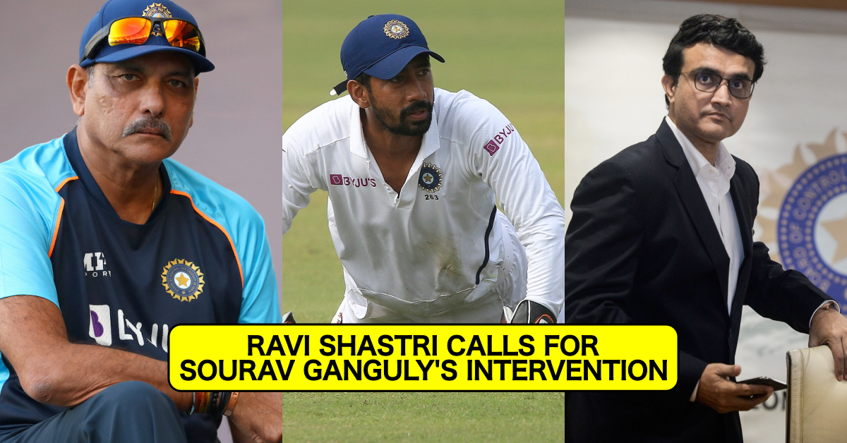 Ravi Shastri Demands Action From BCCI President Sourav Ganguly After Journalist Threatens Wriddhiman Saha