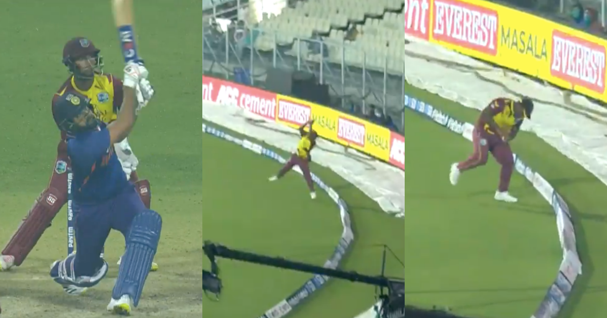 IND vs WI: Watch: Odean Smith Takes A Smart Catch To End Rohit Sharma's Classy Innings